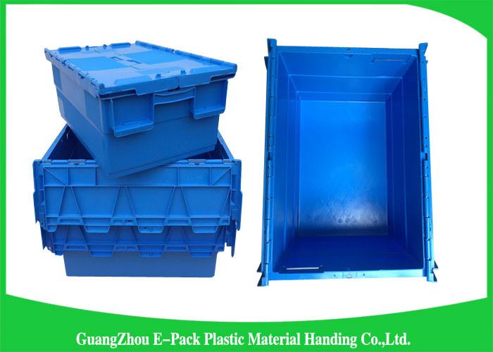 Buy cheap Industrial 50kgs Security Plastic Attach Lid Containers / plastic storage bins with lids product