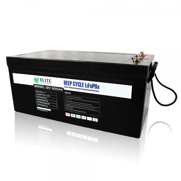 Quality High Power 12V 300Ah RV LiFePO4 Battery Lithium Ion Backup Battery for sale