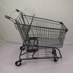 Buy cheap 150L Grey Metal Shopping Trolley Zinc Powder Coating Steel Shopping Cart from wholesalers