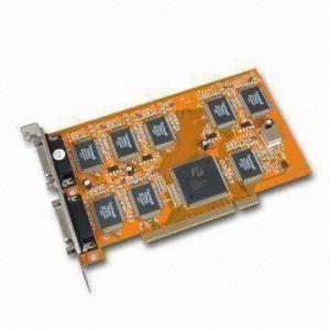 Buy cheap DVR PCI Video Card, Supports PAL/NTSC, Plug-and-Play Function and Audio Monitor product