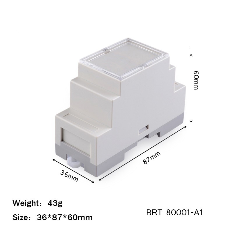 Buy cheap Electronic Project Box Din Rail Enclosure 36*87*60mm For Industry Control Enclosure product