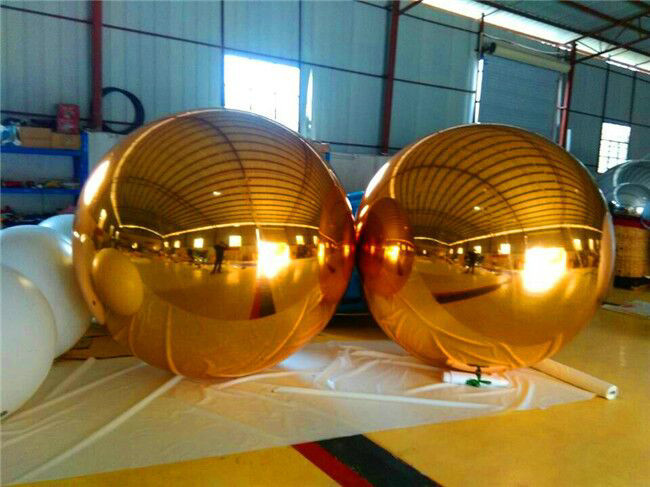 Buy cheap Decoration Mirror Ball Shine Color Advertising Air Balloons Customized from wholesalers
