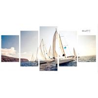 Buy cheap Sailing Boat Seascape Painting Canvas Photo Prints For Home Decoration product