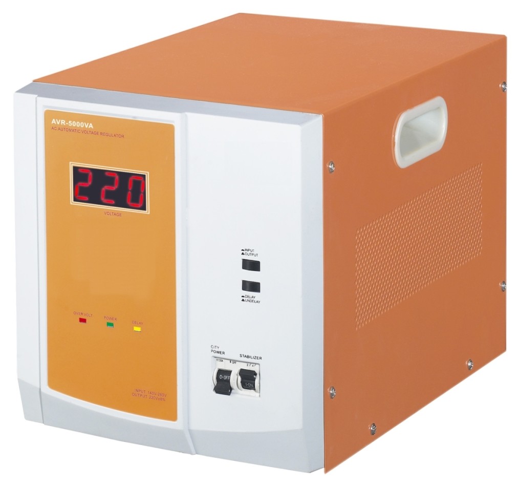 Buy cheap Copper / Alumimum SVC-0.5KVA~30KVA  Avr Voltage Regulator Stabilizer IP20-54 product