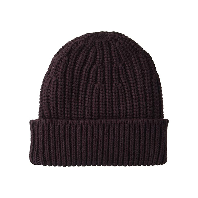 Buy cheap Trendy Warm 56cm Knit Beanie Hats Plain Dyed Waterproof product