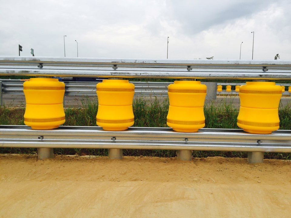 Buy cheap High Speed Tunnel Entrance Rolling Guardrail Barrier Cliff Sharp Turn Protection from wholesalers