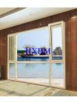 Buy cheap Wood Grain Color UPVC Windows And Doors Flame Retardant For Building Designers from wholesalers