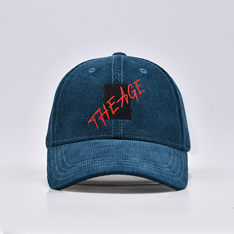 Buy cheap 6 Panel Outdoor Baseball Cap Custom Color And Size Unisex Corduroy Fabric product