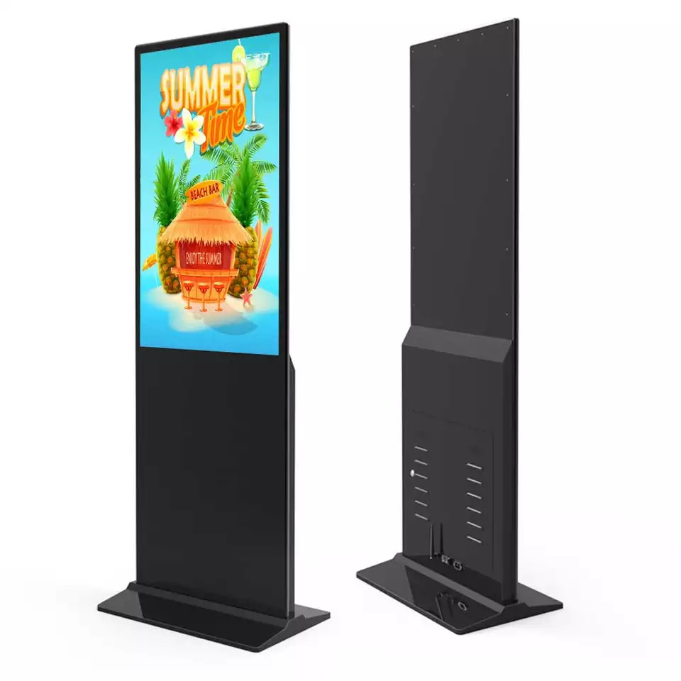Buy cheap Indoor Floor Stand 55 Inch Wifi Touch Screen Kiosk Digital Signage product