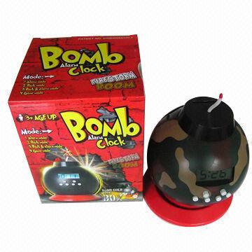 Buy cheap Newest Design Bomb Alarm Clock Can be Used as Saving Box/Novelty Item from wholesalers