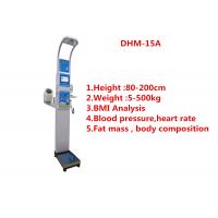 Buy cheap Medical height weight scales with fat mass , blood pressure, body water and BMI product