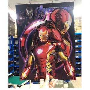 Buy cheap Eco Friendly 3D Lenticular Poster Wall Art Flip Marvel Comics The Avengers 12" X 16" product