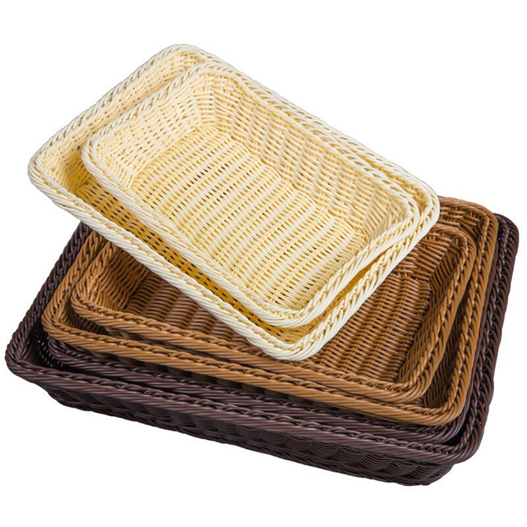 Buy cheap Small Home Table Fruit Towels Woven Storage Basket 30x20x7CM from wholesalers