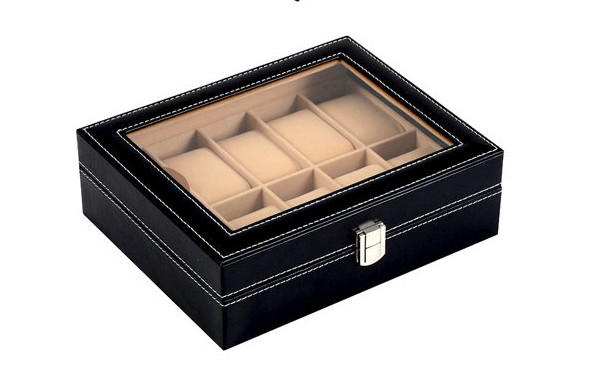 Buy cheap High Glossy Varnishing Ladies Watch Storage Box , MDF Wrapped Watch Display Box Case from wholesalers