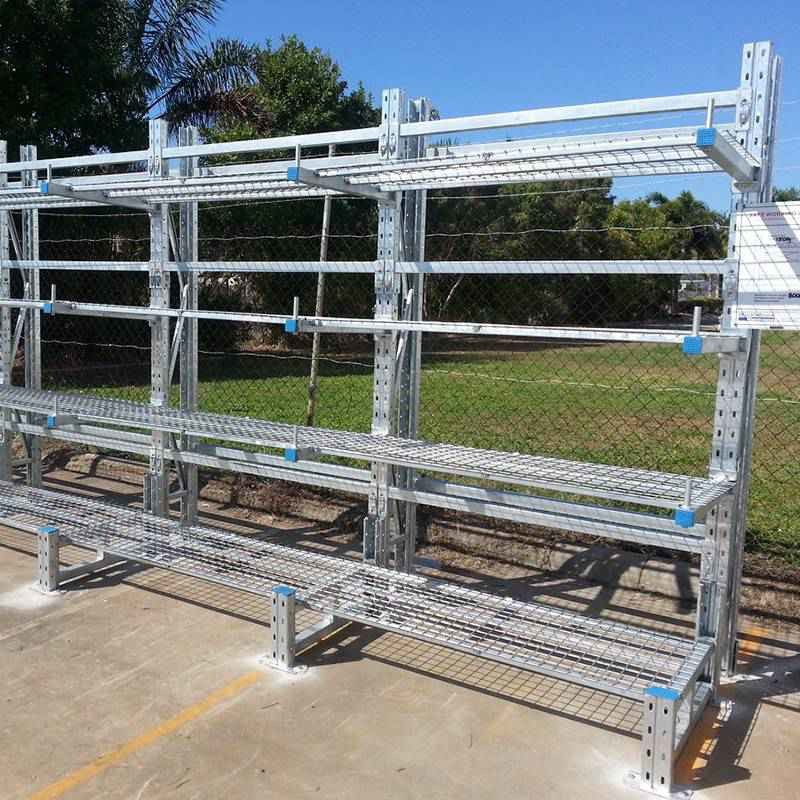 Buy cheap SGS Heavy Duty Cantilever Racking System 2500KG Cantilever Pipe Rack product