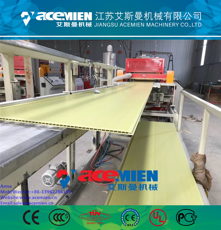 Buy cheap PVC ceiling panel extrusion machine plastic wall board extrusion line product