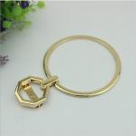 Buy cheap High quality fashion custom designer zinc alloy hardware gold accessories wholesale bag handle from wholesalers