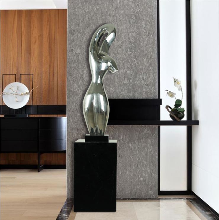 Buy cheap Indoor Metal Sculptures Modern Style Long Lasting For Hotel Decoration product