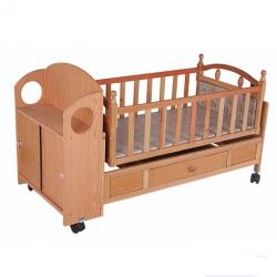 wooden baby swing bed