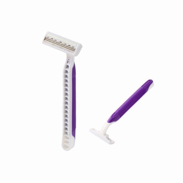 Buy cheap Sharp Twin Blade Disposable Razor Causes No Allergy Coated With Teflon Nitrogen product
