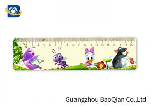 Buy cheap Kids Stationery Gifts 3D Custom Plastic Rulers , Lenticular Image Printing Beautiful Figure product
