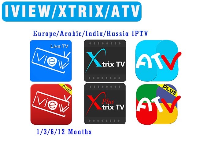 Buy cheap Best Europe IPTV IVIEW XTRIX ATV with UK IT USA Greece french arabic etc channels for android tv box from wholesalers
