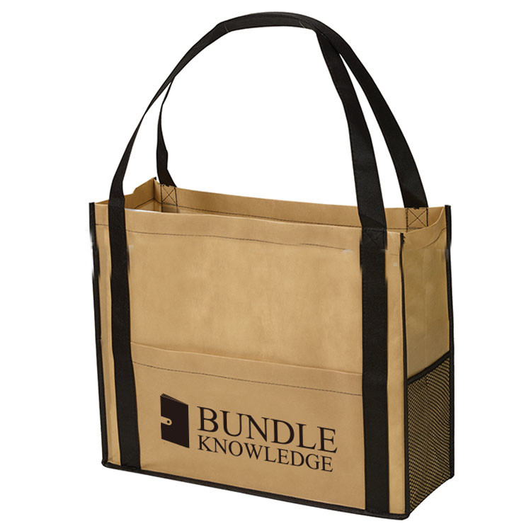 Buy cheap Customized Reusable Non Woven Handbag Pp Laminated Bags Good Breathability product