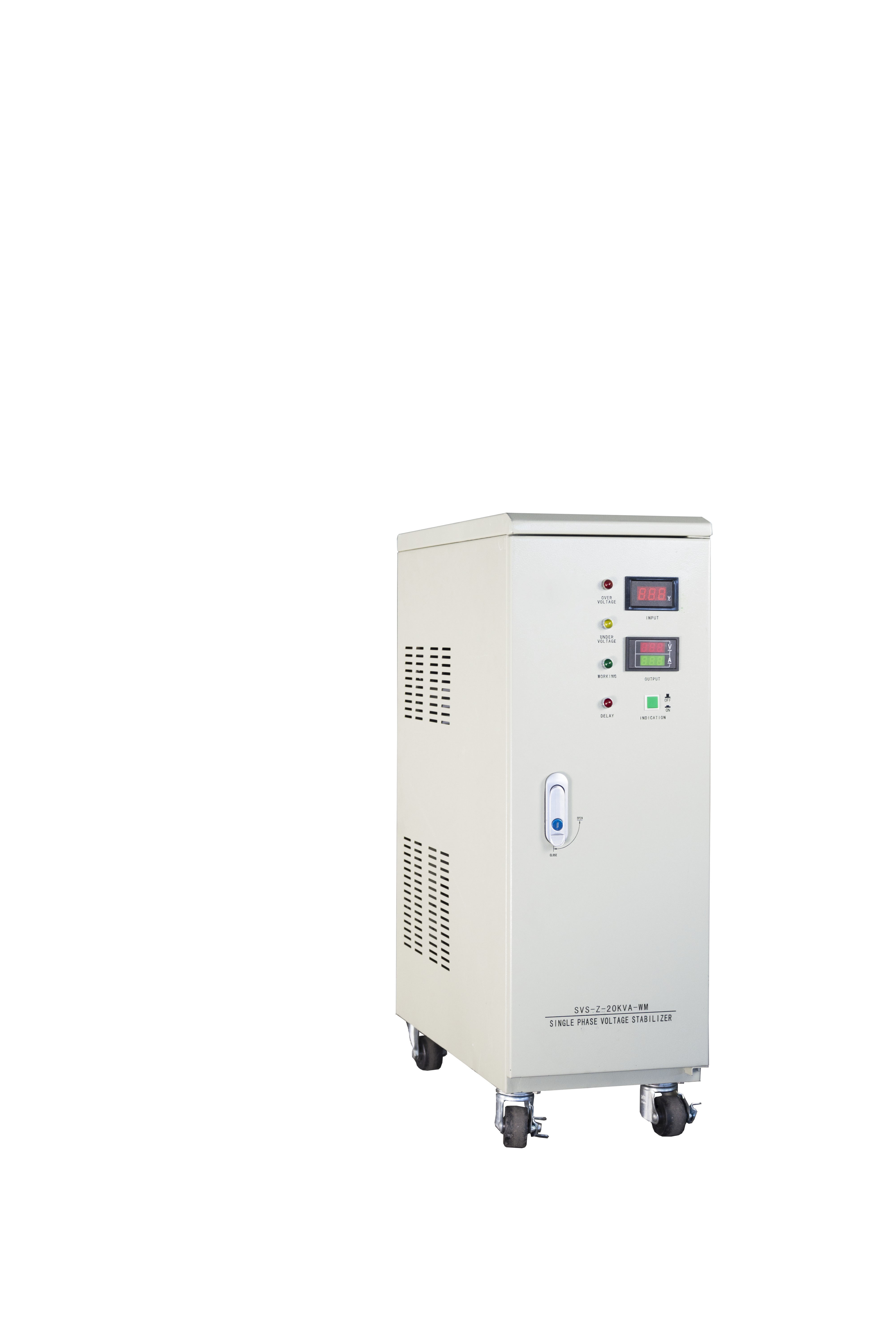 Buy cheap Single Phase Servo Motor Voltage Stabilizer 20KVA 220V With CE Certificates product