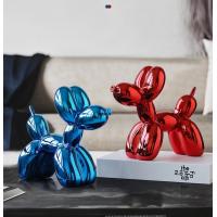 Buy cheap Resin balloon dog sculpture nano spray metal texture effect product