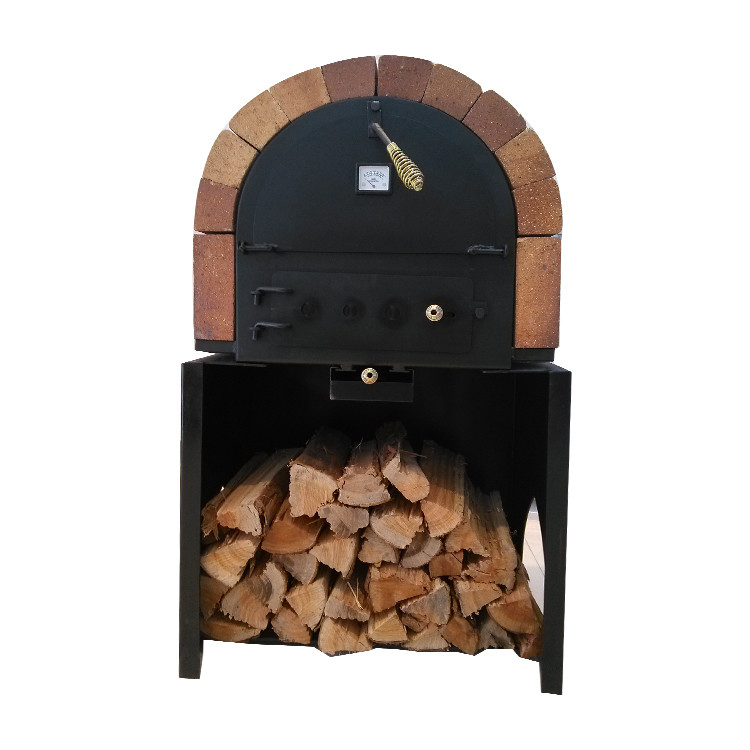 Buy cheap Commercial Kitchen Wood Fired Pizza Oven With Medium Gas Pizza Oven With  High Quality Baking Equipment Stainless Steel from wholesalers