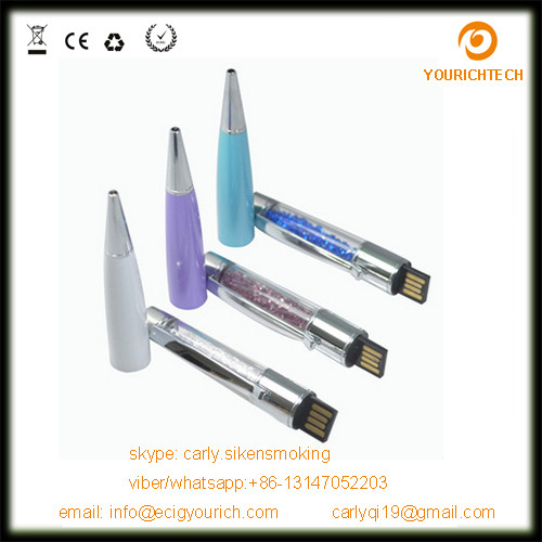 Buy cheap Hot selling crystal pen usb flash drive with ball pen bulk buy from china from wholesalers