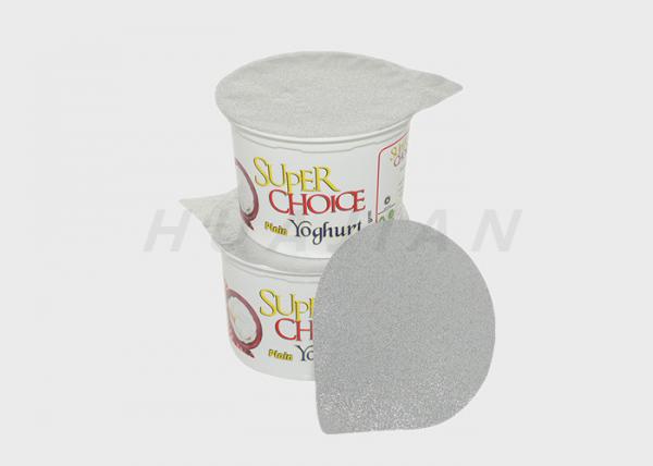 PP Material Yogurt Cup Aluminium Foil Lid Plastic Cups With Lid