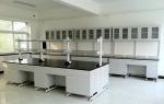 Buy cheap Corrosion Resistance Medical Lab Bench / Steel - Wood Lab Table With Sinks from wholesalers