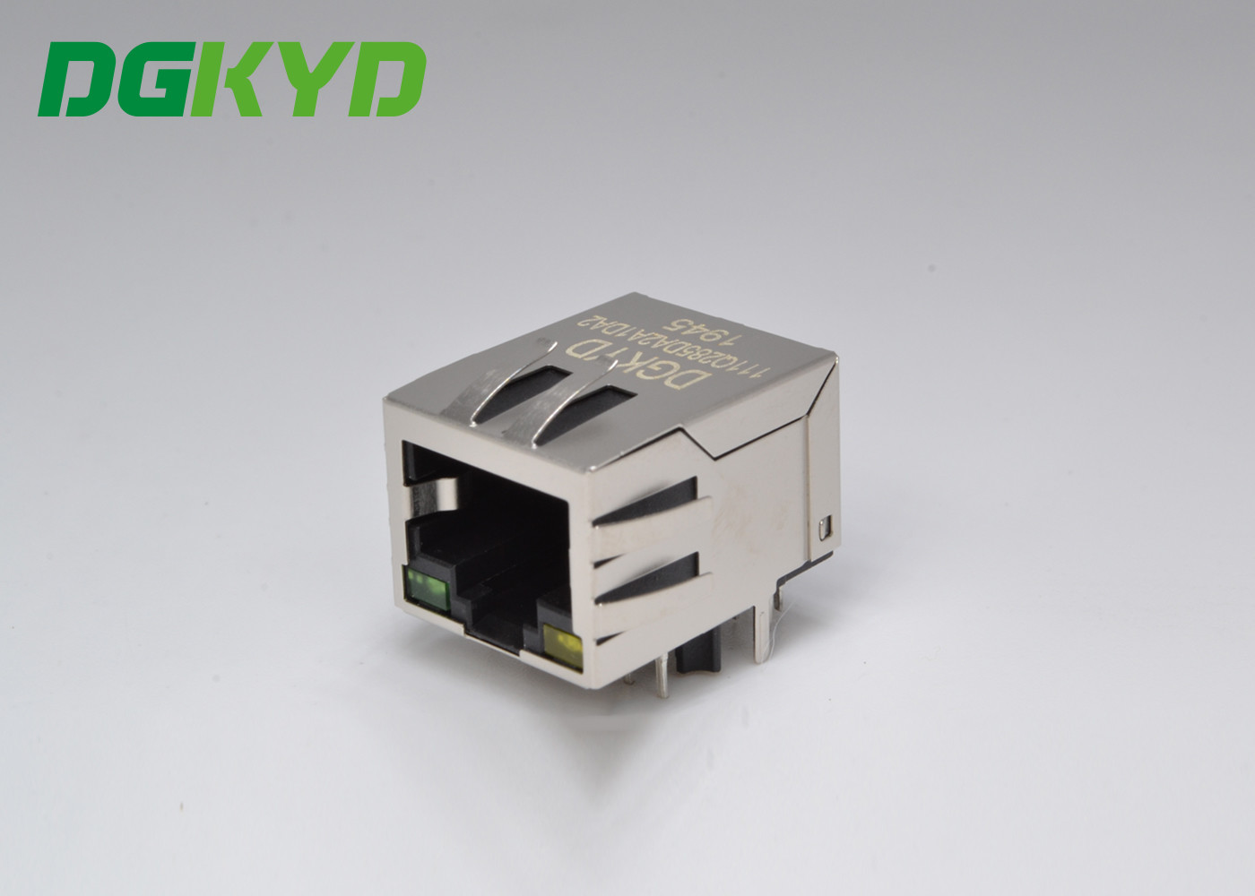 Buy cheap 1 x 1 Dip With Lamp Shield 2.5G RJ45 Ethernet Connector from wholesalers