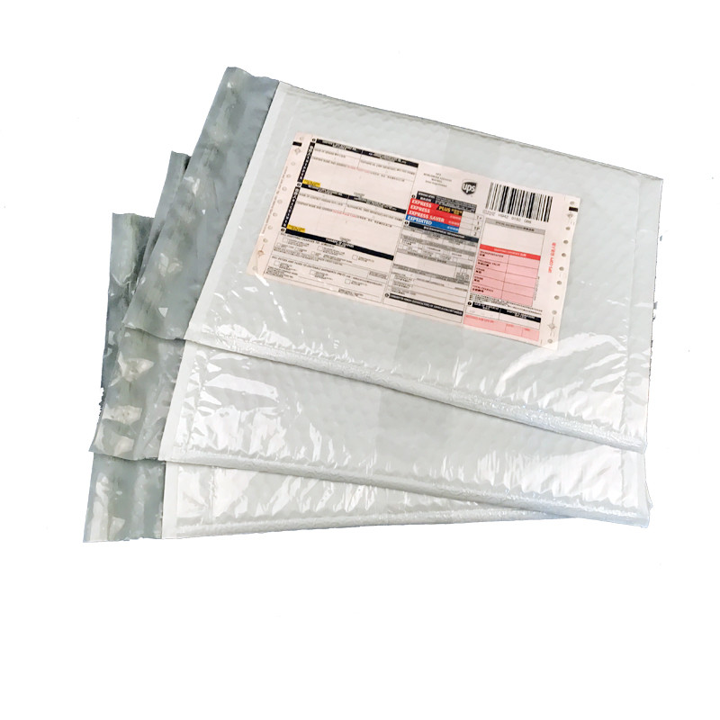 PE Material Co - Extruded Poly Bubble Mailers Strong Glue With Label Plastic for sale