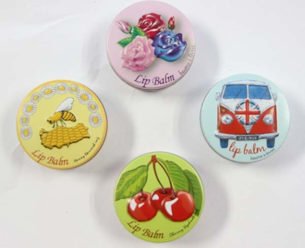 Buy cheap Small round cosmetic tin box for lip balm from wholesalers