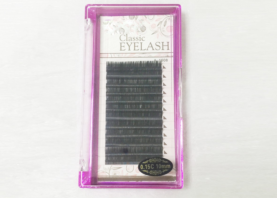 Buy cheap 7-15mm Mixed In One Tray Individual Faux Mink Eyelash Extensions J B C D Curl Length product