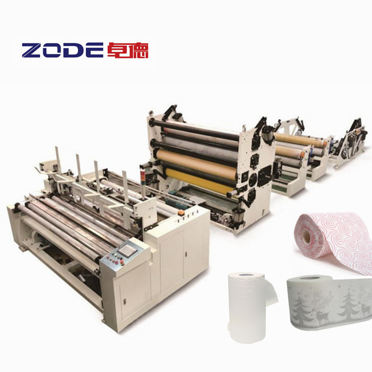 Buy cheap Toilet Tissue 4ply HMI Kitchen Towel Paper Roll Rewinding Machine PLC from wholesalers