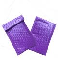 Purple 6x9 Poly Bubble Wrap Padded Envelope Hot Melt Adhesive Glue Custom Size for sale