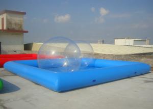 Buy cheap Movable Rectangle Inflatable Pool , Inflatable Above Ground Pools Easy Installation from wholesalers