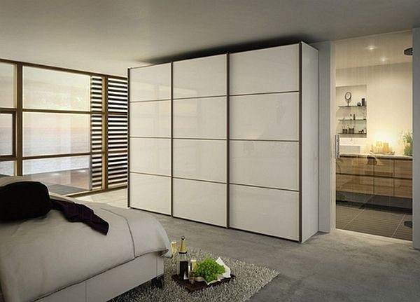 Buy cheap 2018 Vermont Bedroom Modern White Particle Board Sliding Door Wardrobe product