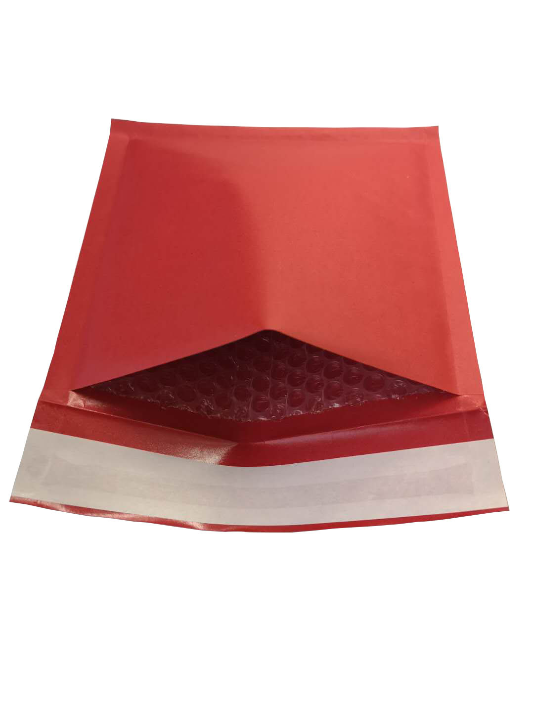 Eco-friendly Red Kraft Padded Mailing Envelopes , Recyclable Shipping Bubble for sale
