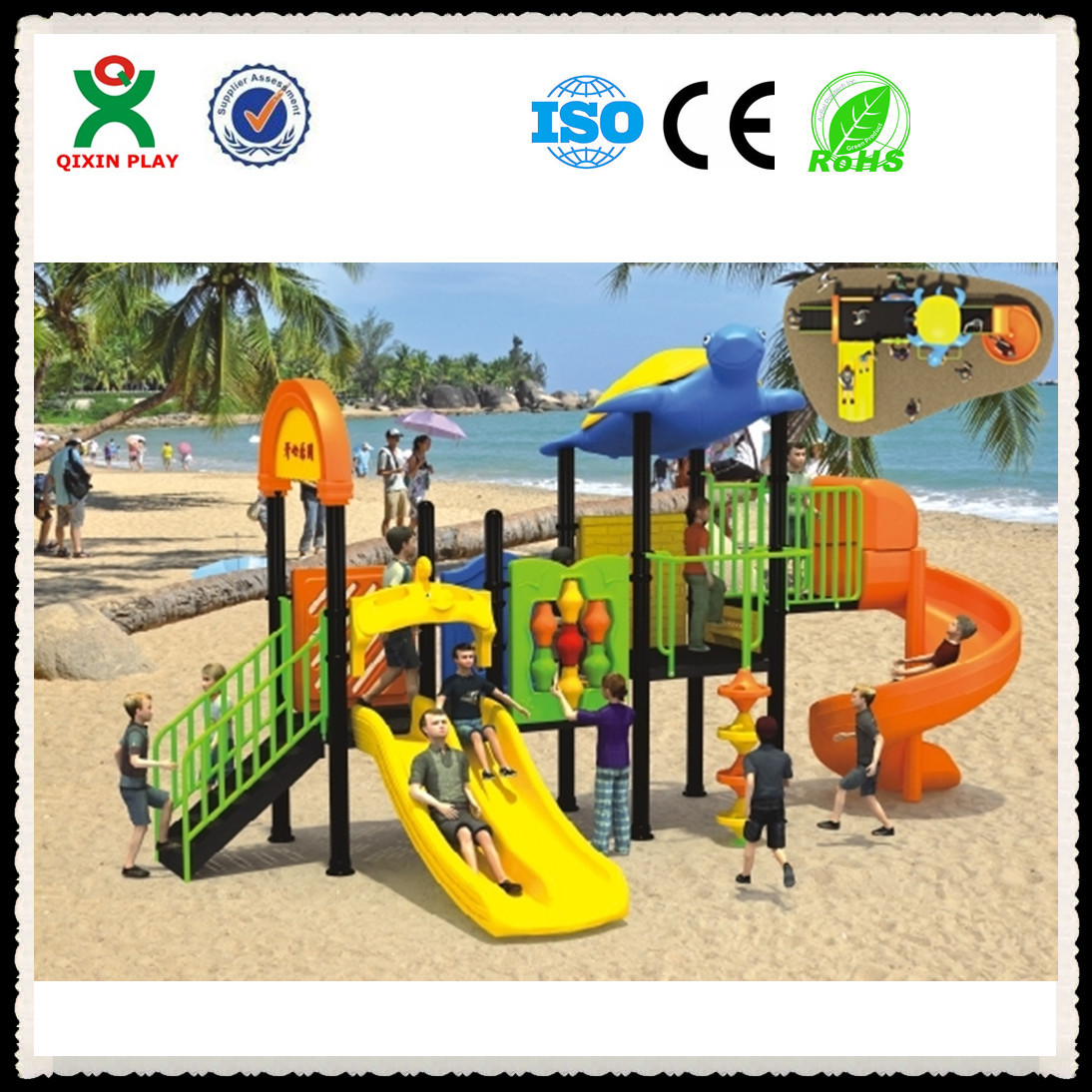 Buy cheap Children Fun Playground Games Kids Natural Outdoor Playground Ideas QX-049A from wholesalers