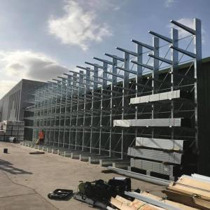 Buy cheap Q235B Cantilever Racking System 8m Auto Industrial Cantilever Shelving product