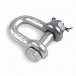Buy cheap Bolt Type Safety Chain Shackle, US Type, Hot Dip Galvanized, G2150 Shackle, Rigging Hardware from wholesalers