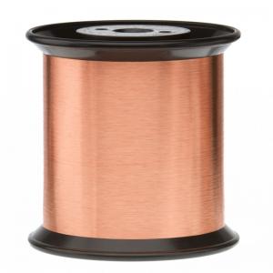 Buy cheap Solderable Enamelled 44 Gauge Copper Metal Wire PEW/N Class 130 Nylon/Polyester product