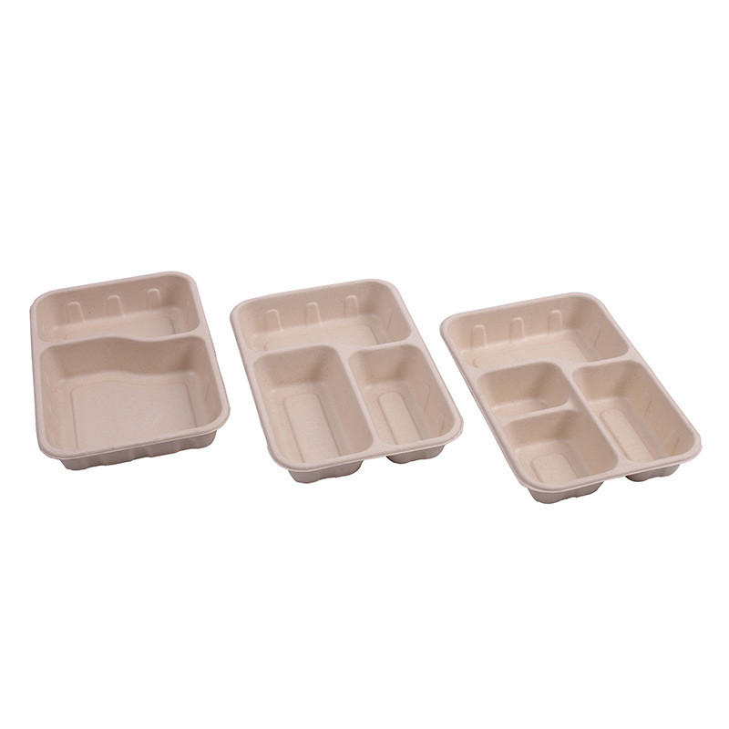 Buy cheap 100% Natural Sugarcane Fiber Square Disposable Plates Biodegradable from wholesalers