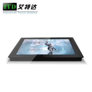 Buy cheap High Resolution Panel Mount Touch Screen Monitor Flat Front Input VGA USB A Type FCC CE RoHS product