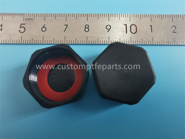 Buy cheap Black ABS Plastic Hex Nut Caps Low Temperature Resistance from wholesalers