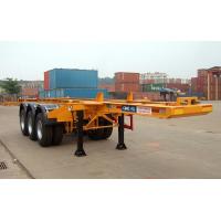 Buy cheap Flatbed Shipping Container Delivery Trailer High Efficiency For Port Transport product